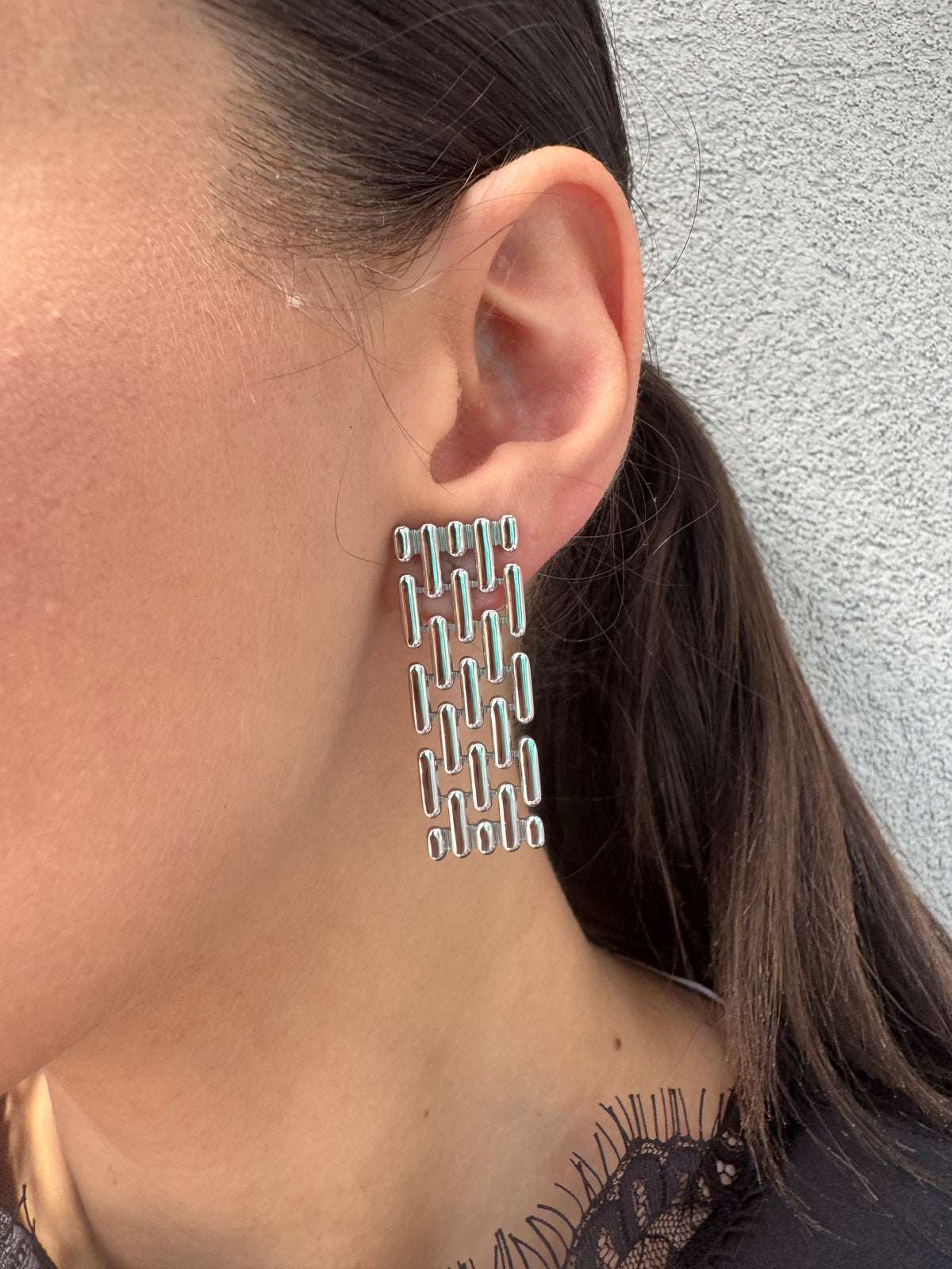 Orecchini Maglia d'Argento