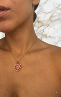 Collana Girocollo con Ciondolo Cuore "Senza Fine"